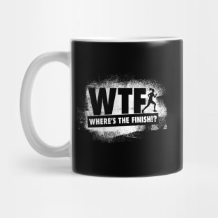 Where's The Finish - Female Runner Mug